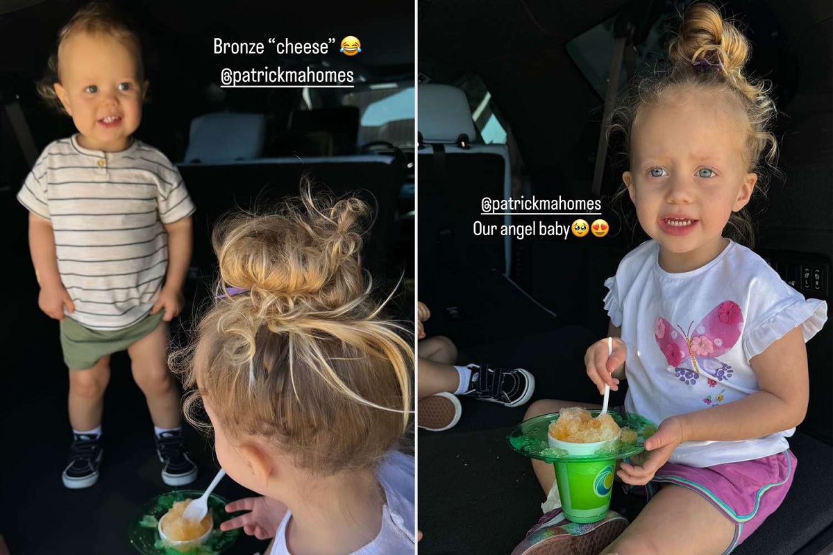 Brittany Mahomes Calls Daughter Sterling ‘Our Angel Baby’ amid Family Car Ride with Son Bronze