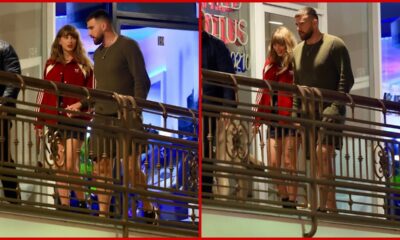 Taylor Swift and Travis Kelce walked into the Japanese restaurant, located at a strip mall, side-by side and holding hands.