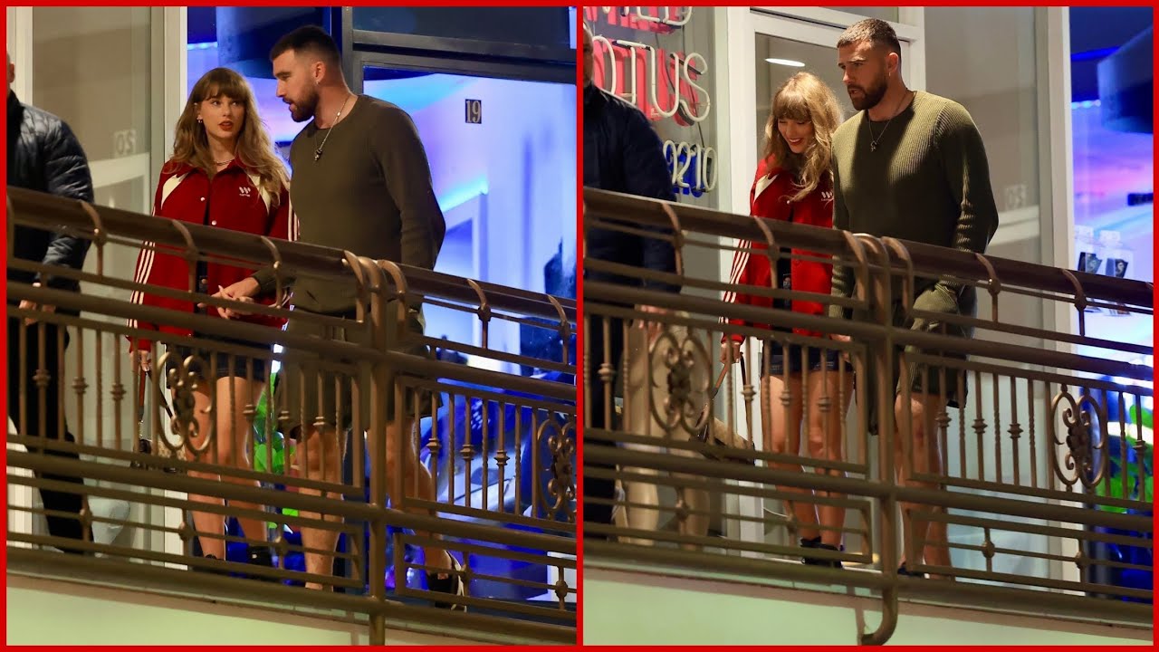 Taylor Swift and Travis Kelce walked into the Japanese restaurant, located at a strip mall, side-by side and holding hands.