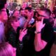 Taylor Swift and Travis Kelce showcase synchronized moves in the Coachella pit.