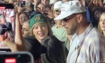 Taylor Swift and Travis Kelce delight fans with an unexpected dance and crowd, igniting joy among festival-goers.