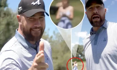 Fans spot Taylor Swift cheering for Travis Kelce at Las Vegas golf tournament — by the way she claps