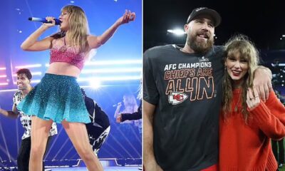 Taylor Swift fans in hysterics over bizarre new theory about her latest Eras Tour outfit that is an apparent nod to NFL star boyfriend Travis Kelce