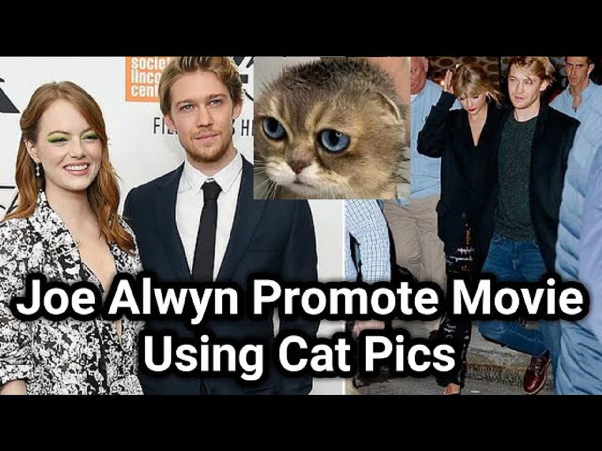Joe Alwyn Promotes Movie With Taylor Swift’s BFF Emma Stone ‘Kinds of Kindness’ Using Cat Pics