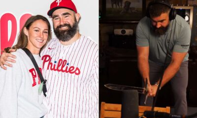 Jason Kelce Unveils the Unique Anniversary Present He Gifted His Wife, Kylie