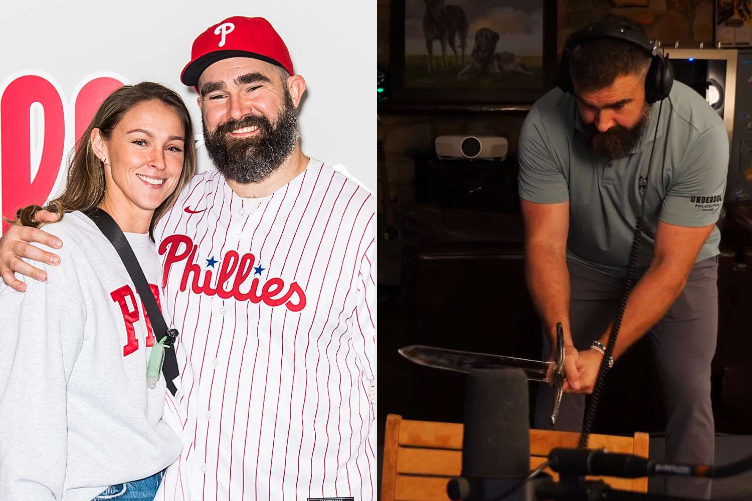 Jason Kelce Unveils the Unique Anniversary Present He Gifted His Wife, Kylie