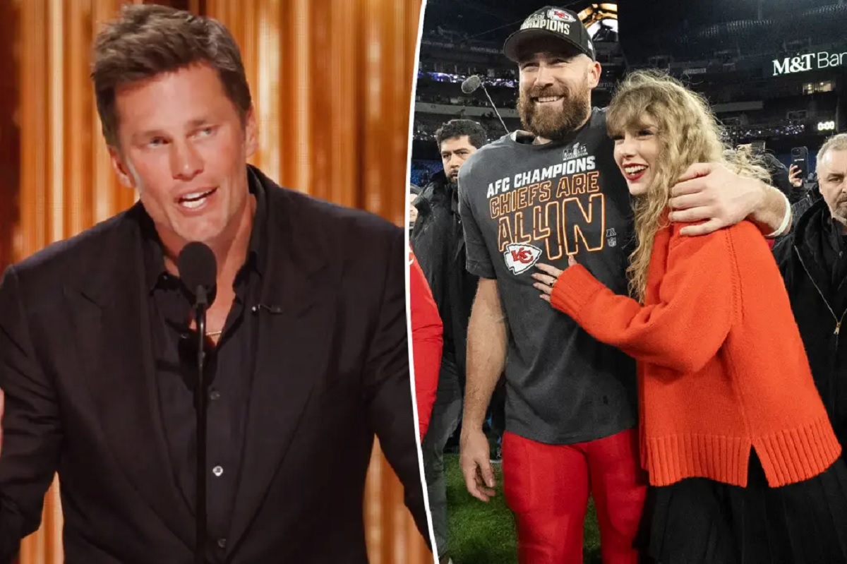 Tom Brady takes aim at Travis Kelce, Taylor Swift by roasting Chiefs’ ‘14-year-old’ fans