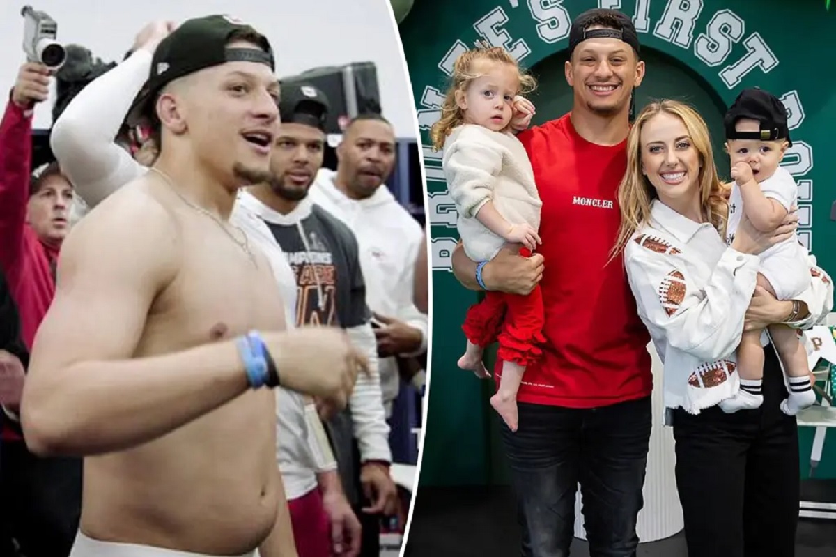 Patrick Mahomes speaks out against fat shamers amid viral 'dad bod' video