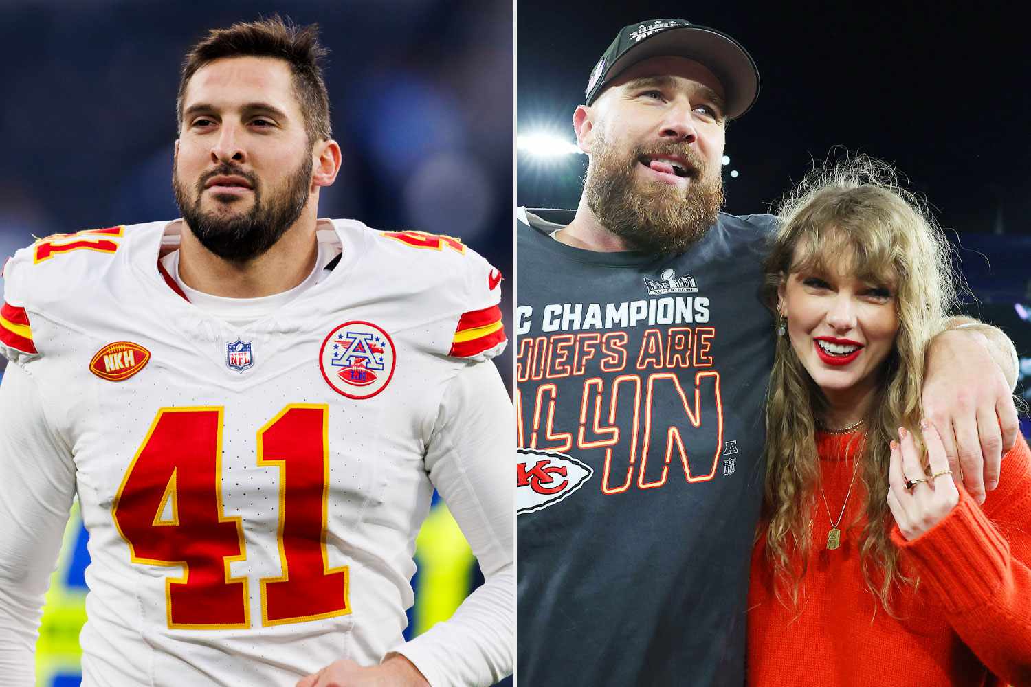 James Winchester says teammate Travis Kelce was ‘smiling and blushing’ when Taylor Swift attended first game