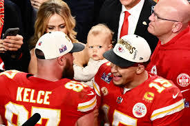 Patrick Mahomes jokes he can't keep up with Travis Kelce's partying after having kids