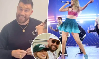Travis Kelce hypes up Taylor Swift as he seemingly skips first Eras Tour show in Paris