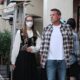 Why is Ben Affleck seen without his wedding ring during lunch with his daughter Violet, while Jennifer Lopez is vacationing in Italy?