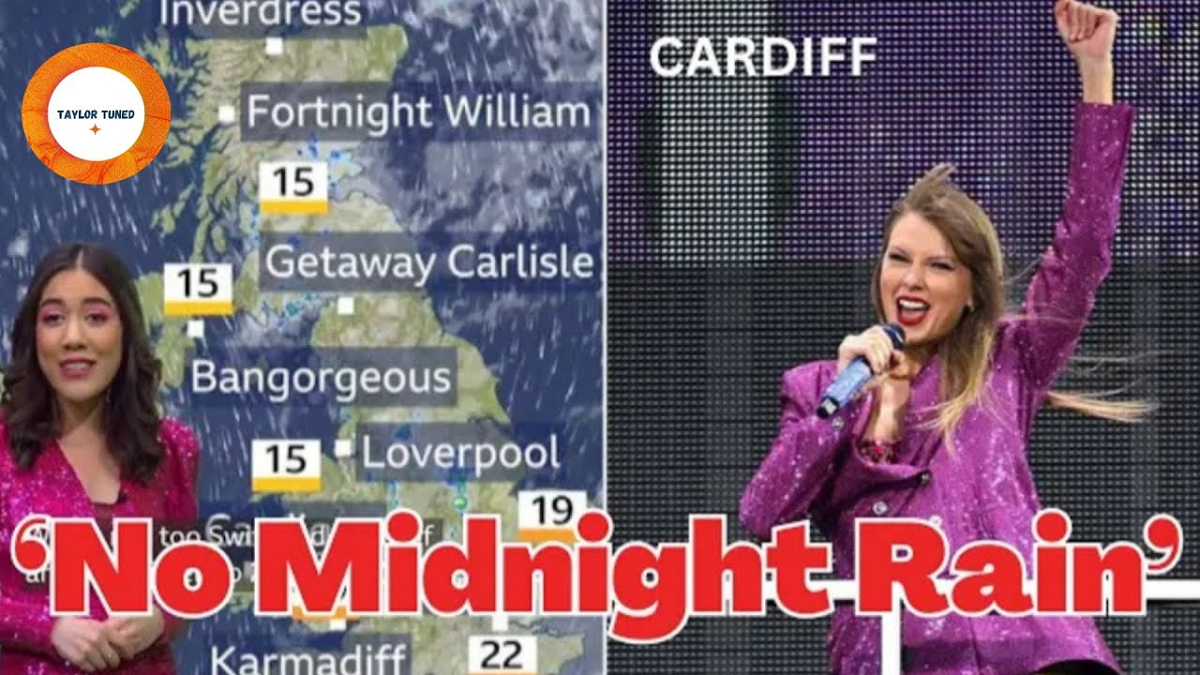 Do you know Taylor Swift Just Got Her Very Own Weather Forecast on Live TV: 'No Midnight Rain, Just a Delicate Breeze'