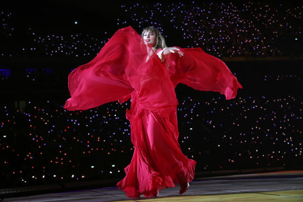Taylor Swift had an unexpected attendee at her Eras Tour concert in Madrid, Spain – and fans are running wild with theories of who it could've been.