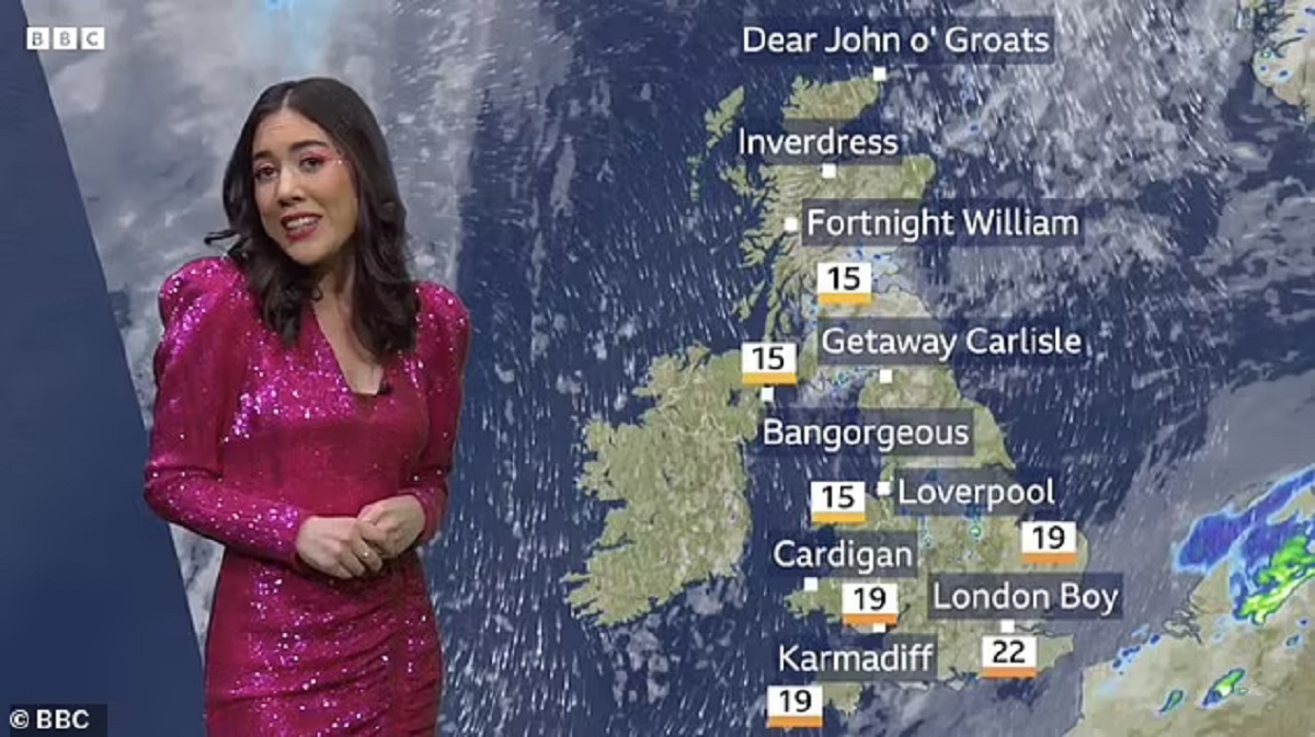 BBC Wales presenter gives a special Taylor Swift inspired weather forecast ahead of the singer's sold-out Eras Tour show in Cardiff