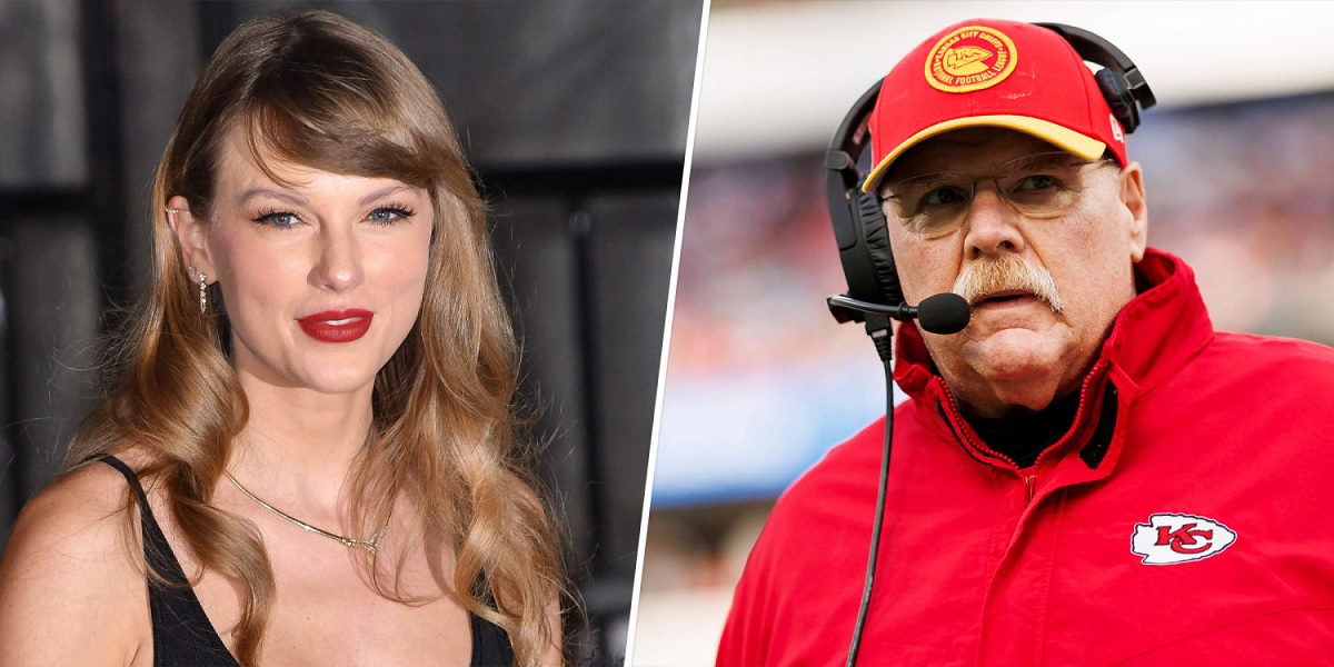 Chiefs’ Andy Reid says his name came up when Travis Kelce first met Taylor Swift