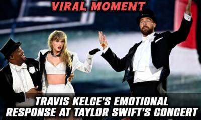 JUST IN : Fans were deeply overwhelmed by Travis Kelce's emotional reaction during Taylor Swift's mashup tribute at the Eras Tour. His visible display of emotions resonated strongly with the Fans...Read More