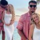  Brittany Proudly Displayed her baby bump on Instagram, with her husband , NFL star Patrick Mahomes tenderly embracing her belly During their family vacation in Hawaii.