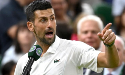 SAD ENDING : An unhappy Novak Djokovic blasts ‘disrespect’ from Wimbledon crowd following his victory over Holger Rune."Have a GOOOOD night!"...🗣️ "You guys can't touch me."