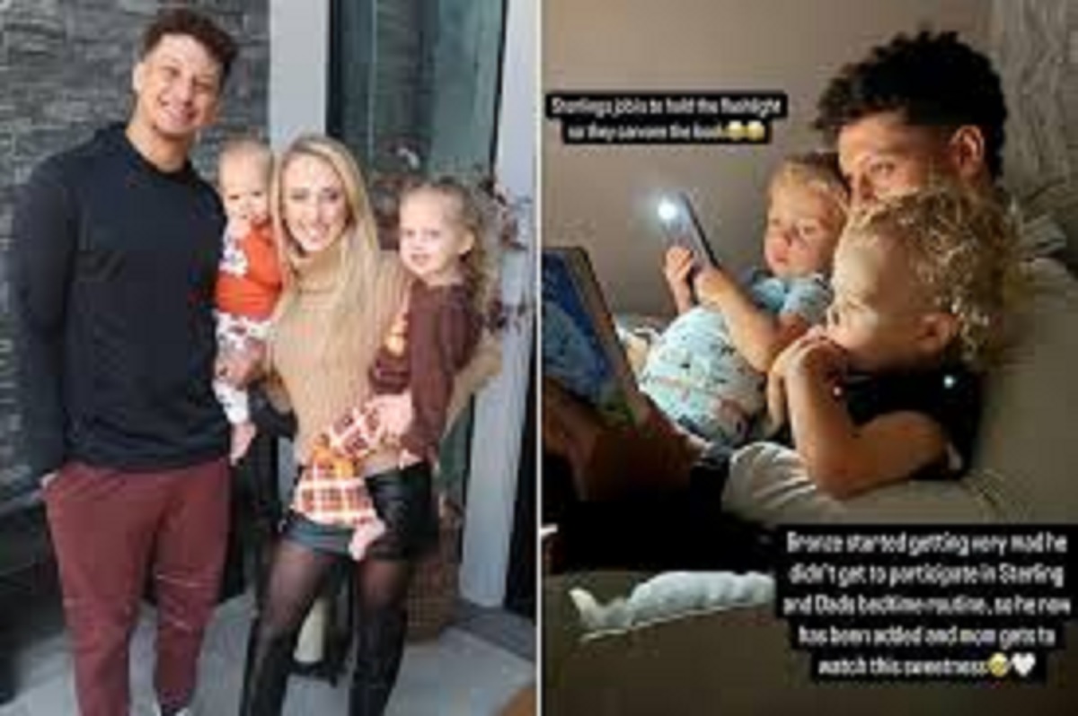 Pregnant Brittany Mahomes Shares Adorable Glimpse at Bedtime Routine With Patrick and Their Kids