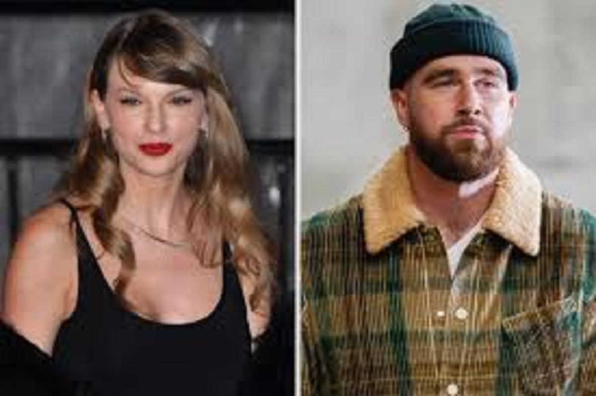 After not seeing Taylor Swift for like 3 weeks, The moment Travis Kelce saw this photo of Taylor, He couldn’t hide his Hilarious Reaction…. See Full Clip