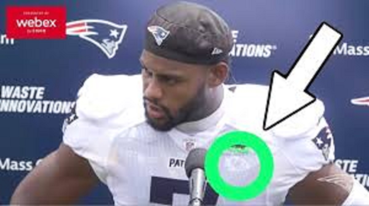 EXPOSED: the Patriots cut him, JuJu Smith-Schuster was seen with a Chiefs logo under his Patriots practice jersey. This incident occurred just before his release from the team.